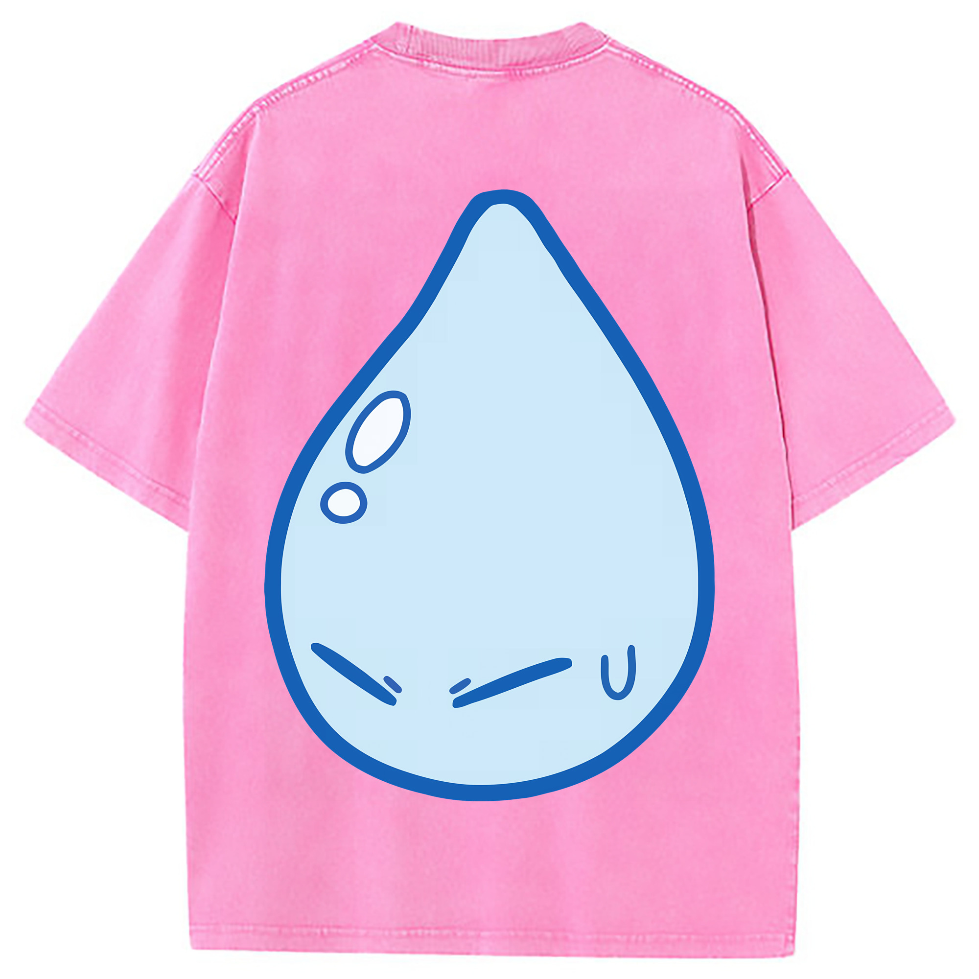 （画像用） 転スラ Regarding Reincarnated to Slime 綿100% ヴィンテージ風 半袖Tシャツ（背面プリント）